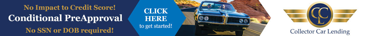 Get Pre-Approved with Collector Car Lending today!